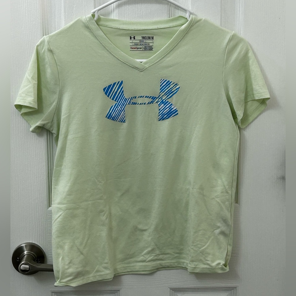 Under Armour Girls Green T-Shirt